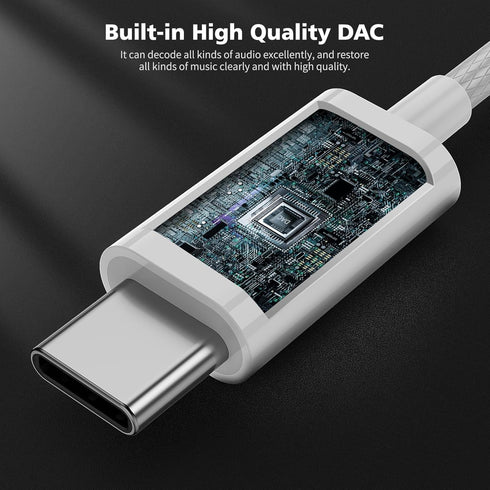 USB C Earbuds with Microphone for Samsung Galaxy A55 A53 A35 A34, Wired Headphones with Volume Control for iPhone 15