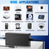 Facmogu DC 12V 3A Power Adapter - 100-240V AC to DC 12V 3A Power Supply with Barrel Connector