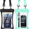 CACOE [Floatable Floating Universal IPX8 Waterproof Phone case 2 Pack-Up to 10.0",Adjustable Lanyard