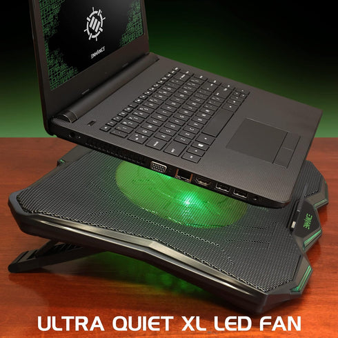 ENHANCE 5 7 Settings 17 inches 1 800 Cryogen Gaming Laptop Cooling Pad Stand - Laptop Cooler with Adjustable Height
