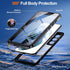Hualele Waterproof Case for Samsung Galaxy S21, Built-in Lens & Screen Protector, Military Drop Proof (Black)