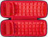co2CREA Hard Travel Case for JBL Flip 6/FLIP 5, Waterproof Portable Bluetooth Speaker Case (Black + Inside Red)