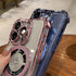 iPhone 14 Pro Max Case with Kickstand, Magnetic Ring Stand, Shockproof Military Grade Protection, Luxury Slim - Pink