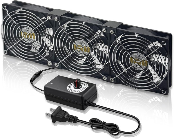 Generic YOWEE BREEZE Computer Fan 3 x 120 mm Small Brushless Axial Big