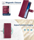 OCASE Compatible with Samsung Galaxy S20 FE 5G Case - PU Leather Flip Wallet with Card Holders, Stand, Tempered Glass
