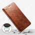 SINIANL Compatible iPhone 12 Pro Max Leather Wallet Folio Case with Magnetic Closure and Kickstand Card Slots