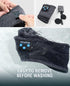 Perytong New Sleep Headphones Bluetooth Headband, Wireless Soft Headphones for Side Sleepers, Running, Travel