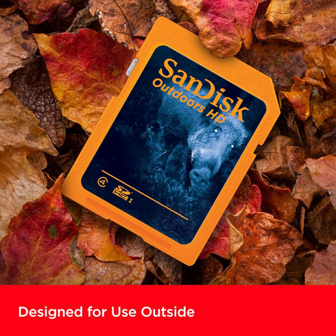 SanDisk 32GB 4-Pack Outdoors HD SDHC UHS-I Memory Card, Up to 100MB/s, Trail Camera SD Card - SDSDBNN-032G-GN6V4