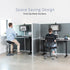 VIVO Black Office Cubicle Bracket VESA Monitor Mount Stand Hanger for 17 to 32 inch Screen (Mount-CUB1)