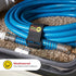 Wrap-It Storage Super-Stretch 12" Cinch Straps - 8 Pack Elastic Hook and Loop for Cord Organizer