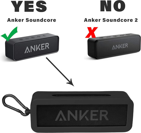 Alltravel Silicone Bumper for Anker Soundcore Motion B Bluetooth Speaker, Customized Skin