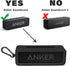 Alltravel Silicone Bumper for Anker Soundcore Motion B Bluetooth Speaker, Customized Skin