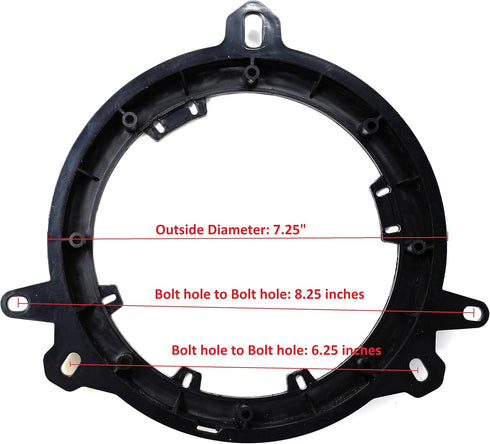 Aftermarket 6" to 6.75" Speaker Adapter Bracket (Pair) 82-8148 for Lexus Toyota Scion, Comparable to Metra