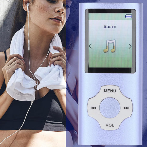 Zunate 128GB MP3 MP4 MP3, 1.8in Player with Bluetooth and WiFi, Portable Lossless Sound HiFi Sound Color Screen