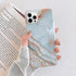 J.west Case for iPhone 13 Pro Max, Unique Grey Marble Print Pattern, Soft TPU Slim Fit Cover