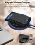 Magsafe Wallet for iPhone 16/15/14/13/12 Series, Strongest Magnetic Wallet with Adjustable Stand, 6 Cards Holder, Vegan