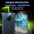 [2+2 Pack Tempered Glass Screen Protector for Nokia X100, 2 Pack Camera Lens Protector, Anti-fingerprint