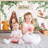 Woodland Baby Shower Backdrop, 3.6 x 6 ft Jungle Animals Birthday Party Decorations for Safari Baby Shower