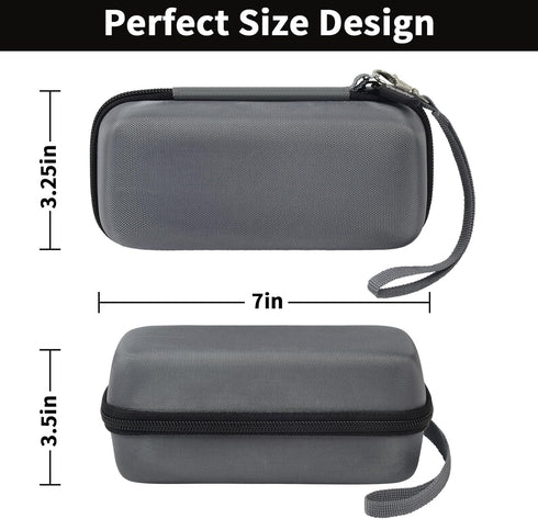casmilee Case Compatible with Anker 737/735/736/717 USB-C Portable Charger / Fast Foldable Wall PowerBank Bag (Grey)