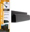 J Channel Desk Cable Organizer by SimpleCord - 10 Black Raceway Channels for Cord Management