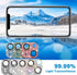 Bling 3D Rhinestone Sparkle Diamond Camera Lens Protector for iPhone 13 & Mini, 9H Tempered Glass, Shockproof Cover