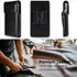 Premium Leather Phone Holster for iPhone 15, 14, 13, 12, 11, XR & Galaxy S24, S23, S22 - Black with Belt Clip.