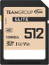 TEAMGROUP Elite 512GB UHS-I U3 V30 UHD Memory Card, Read Speed up to 100MB/s, Compatible with Canon Sony Nikon