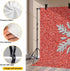 Generic 7 5 Modern Themed Photo Backdrop for Photoshoot, x FT Winter Watercolor Sparkling Snowflake Pattern Photo Props