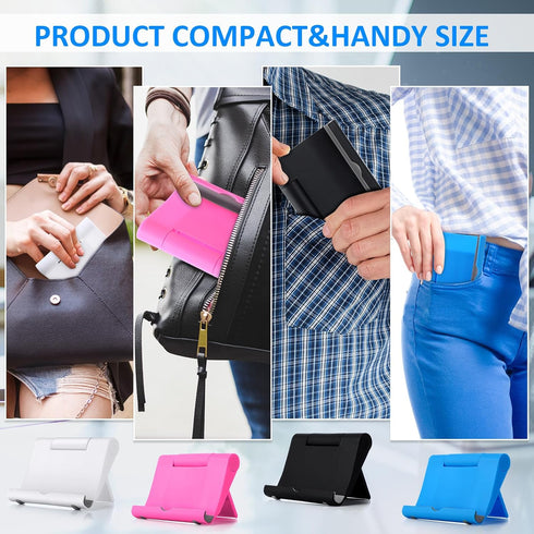 Wenqik 36 15 14 13 12 11 8 Pcs Cell Phone Stands Foldable Tablet Mobile Stand Adjustable Multi Angle Tablet Holder
