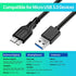 Micro B Cable, USB 3.0 A Male to Micro USB 3.0 Sync Cord for Toshiba, Seagate, Samsung, WD External Hard Drives