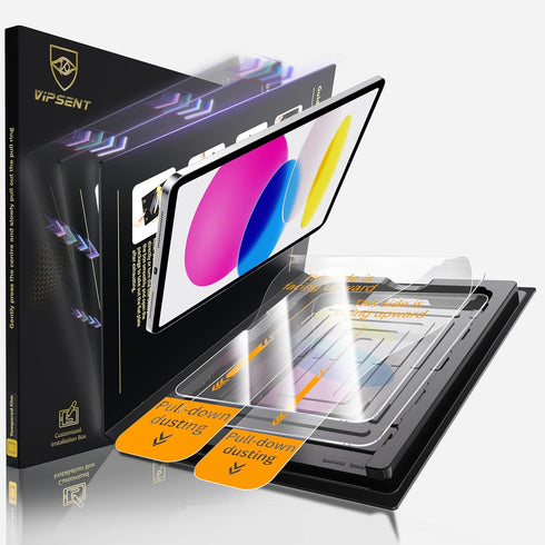 Vipsent 2-Pack Glass Screen Protector for iPad 11th A16 11-in. /10th Generation 10.9-in.