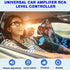 Groovely Universal RCA Remote Amplifier Level Controller with Bass Control Knob and Sub Amp Volume Control Cable
