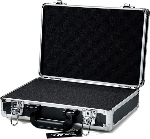HUL 14in Two-Tone Aluminum Case with Customizable Pluck Foam Interior for Test Instruments, Tools, and Accessories