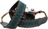 Ends,2" Padwa Lifestyle Mystic Green Embroidered Camera Strap - Double Layer Cowhide Cotton Vintage Camera Straps