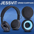 JESSVIT Grind Bluetooth Wireless On-Ear Headphones Replacement Earpads - Protein Leather Ear Cushions, Brown