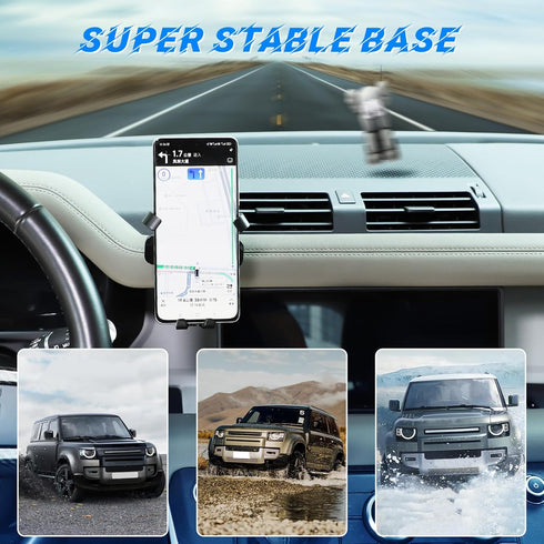 Phone Holder for Land Rover Defender 90 110 130 2020-2023, 360° Adjustable Dash Mount for All Smartphones