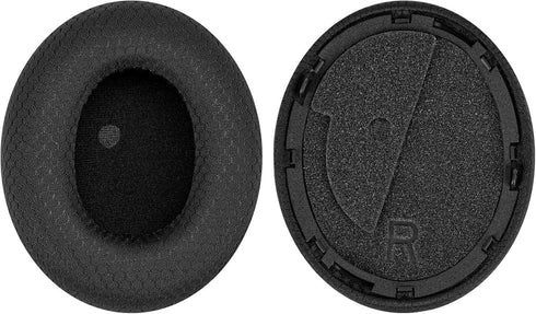 Geekria Comfort Mesh Fabric Replacement Ear Pads for Turtle Beach Stealth Pro Headphones (Black)