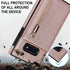 Samsung Galaxy S10e Wallet Cover, Pink, with Crossbody Strap, Leather Card Holder, Flip Cases, Kickstand
