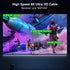 8K 6ft, 48Gbps 2.1 8K@60Hz, 4K@120Hz/144Hz Dolby 2.2&2.3 PS5, FIBBR HDMI Fiber Optic Cable HDMI Cable/AOC Support HDR