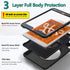 iPad Mini 5 Case 2019, iPad Mini 4 Case, BATYUE Heavy Duty Rugged Protective Case with 360 Rotation Stand (Black)