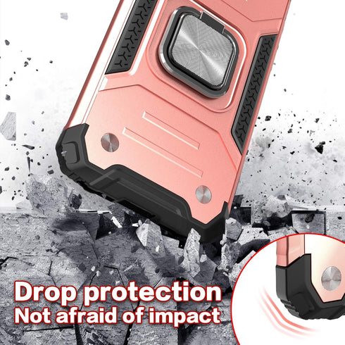 iPhone SE 2020 Case with Screen Protector, Shockproof Drop Test Cover with Kickstand for iPhone 6/6s/7/8/SE 2020/SE 3,