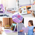 Keyboard Case for iPad 10.2" 9th/8th/7th Generation, Purple, with Detachable Bluetooth Keyboard and Pencil Holder