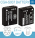 Replacement CGA-S007 Battery for Panasonic Lumix DMC-TZ1 DMC-TZ2 DMC-TZ3 DMC-TZ4 DMC-TZ5 DMC-TZ11 DMC-TZ15 DMC-TZ50 Digital Camera + More!!