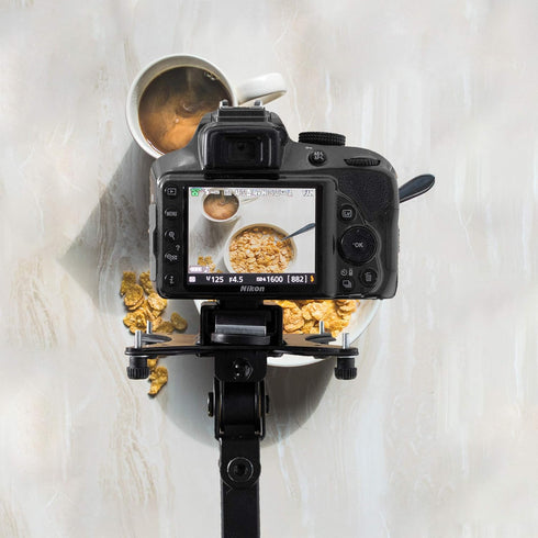 VIVO Universal VESA Adapter Bracket Kit for DSLR Cameras/Camcorders, 1/4 inch Mount, Attaches to Monitor Stands for