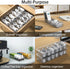 Cable Storage Boxes Organizers 2 Pack, Stackable Cord Charger Storage Organizer Box Case with 20pcs Cable Ties, Clear