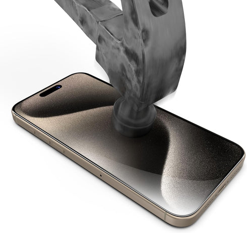 Magic-APP 2 Pack Screen Protector for iPhone 15 Pro, 9H Hardness, HD Clear Tempered Glass, Bubble Free, Easy