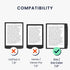 kwmobile Magnetic Closure Case for Pocketbook Era - Black