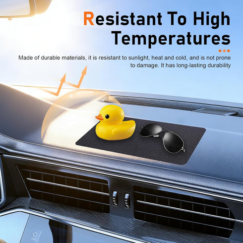 Foelony 10.7" 5.9" Car Dashboard Anti-Slip Pad, x Non-Slip Heat Resistant Dash Mat, Multifunctional Adhesive Dashboard