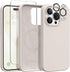 GONEZ iPhone 15 Pro Max Case - Liquid Silicone, Magsafe Compatible, 2X Camera & Screen Protectors, Soft Anti-Scratch