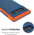 Jeylly Galaxy Note 8 Case - Slim Hybrid Impact Rugged Soft TPU & Hard PC Bumper Shockproof Protective Cover Shell - Blue